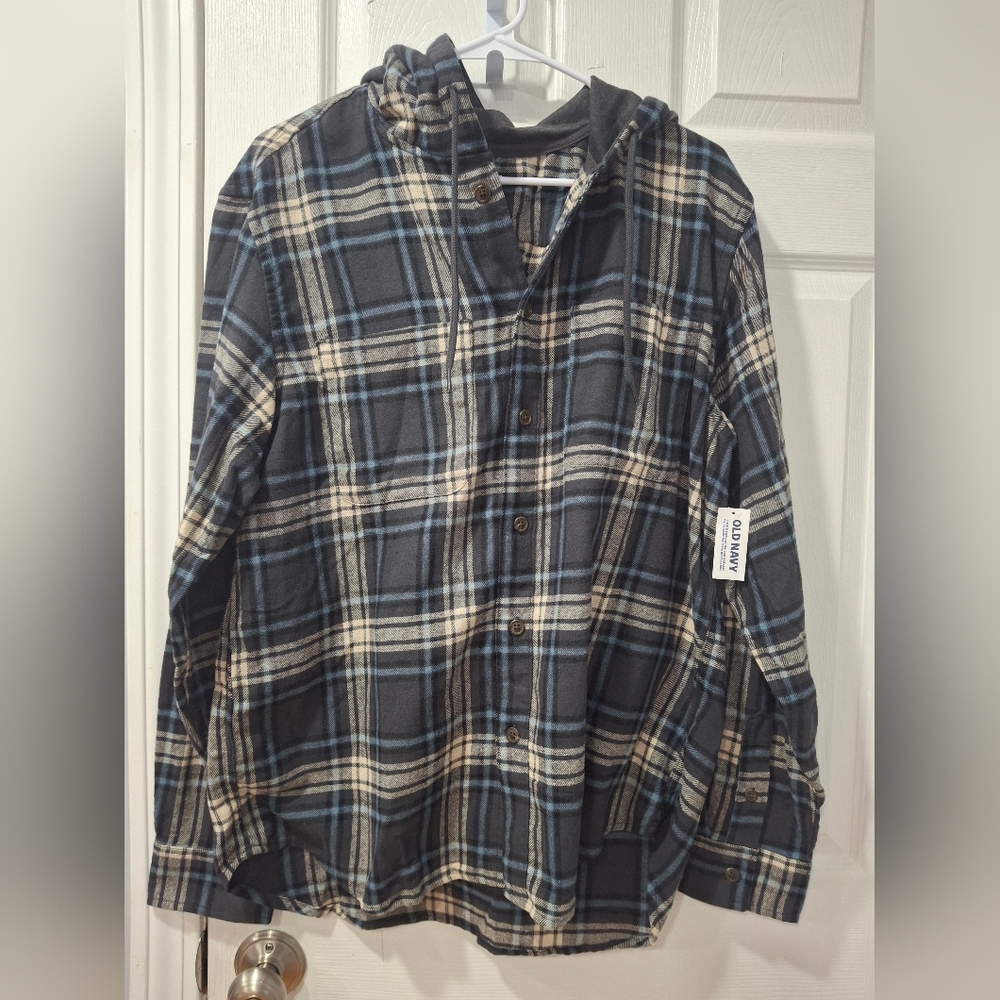 Old Navy Plaid Button-Up Shirt